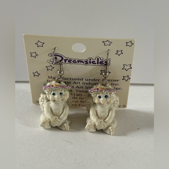 Dreamsicles Cherub Earrings - Picture 1 of 6